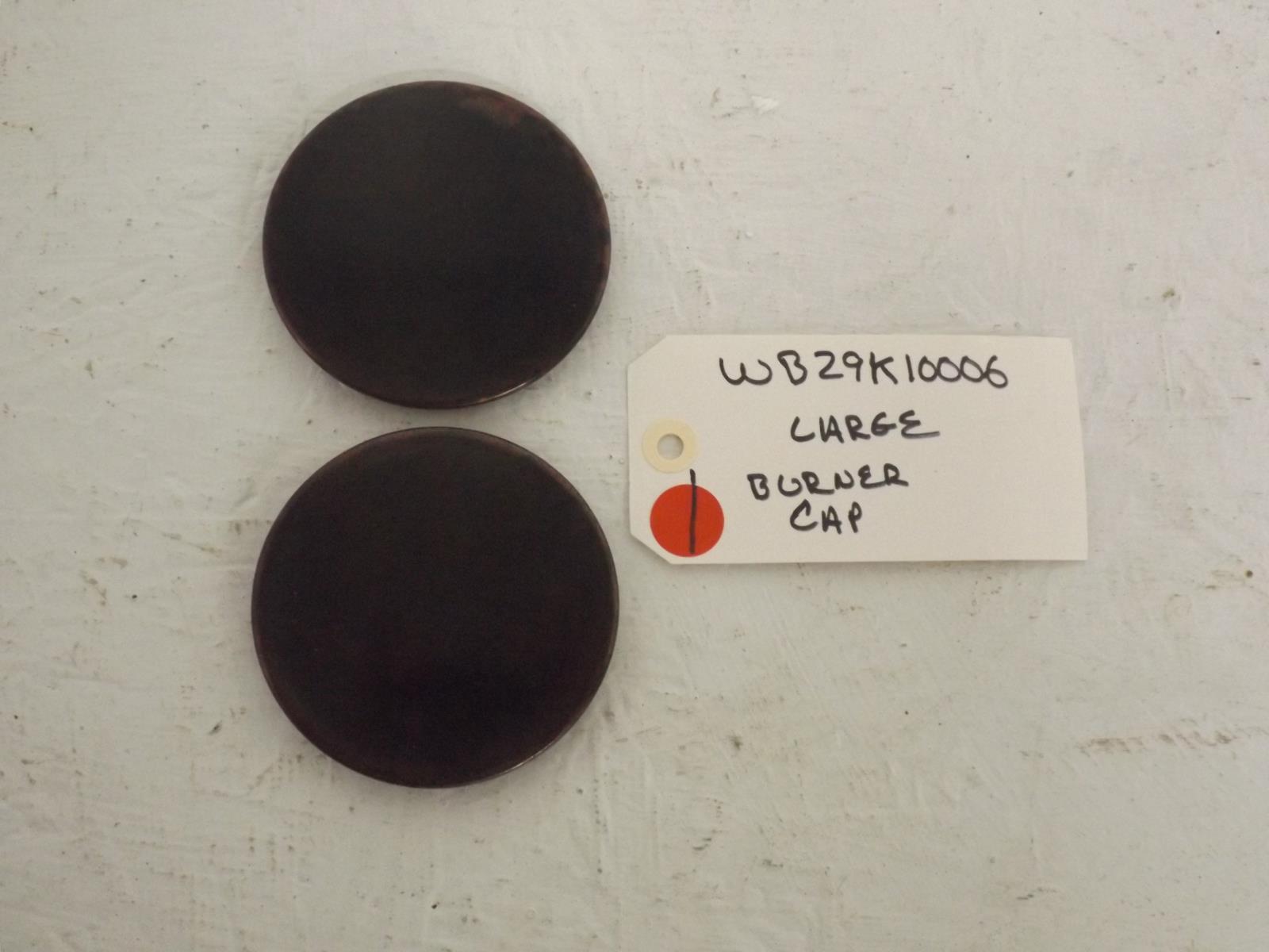 GE Stove WB29K10006 Large Burner Cap Set GE Stove WB29K10006 Large Burner Cap Set